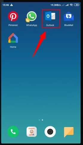 Aplikasi Outlook