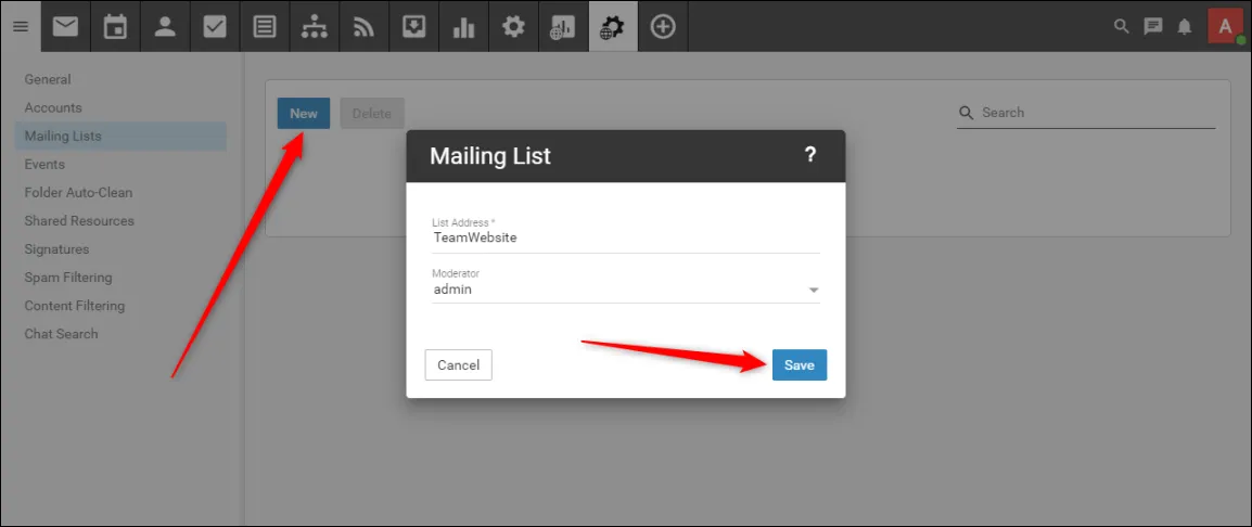 List Address