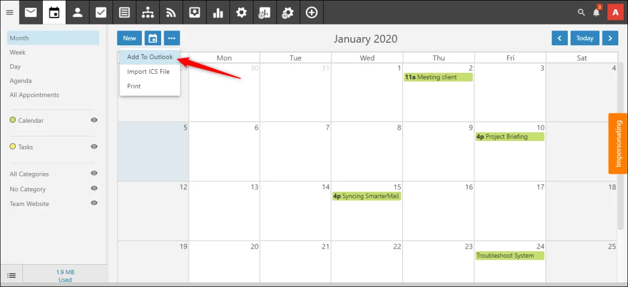 Add To Outlook