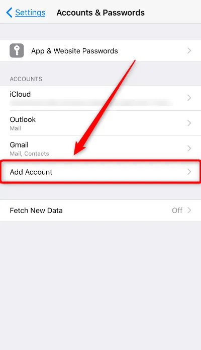 Add Account